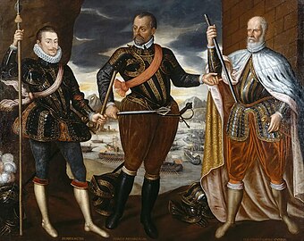 The Victors of Lepanto (from left: John of Austria, Marcantonio Colonna, Sebastiano Venier)