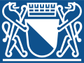 Wappen der Stadt Zürich, so wie es auf den Fahrzeugen der Verkehrsbetriebe Zürich erscheint.