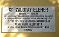 Zalotay Elemér, Kossuth Lajos tér 1.