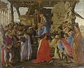 Anbetung der Könige; Tafelbild (Zanobi-Altar) von Sandro Botticelli (um 1476)