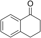 Structuurformule van 1-tetralon