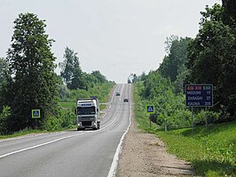 De A14 bij Svente