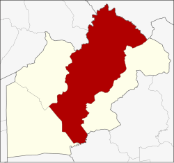 District location in Nakhon Nayok province