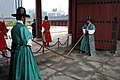 Tradisjonelle vakter i Gyeongbokgung