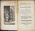 Harris's List of Covent-Garden Ladies (1773 edition)