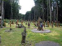 Memorial of the victims on the Borsó Hill