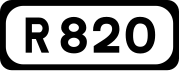 R820 road shield}}