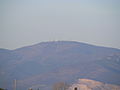 La postazione di Monte Serra dal lato di Pisa