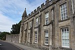 Old Deanery Court with link wall along east side