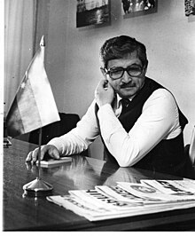 Osman Mirzayev at his office