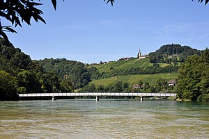 Rheinbrücke Rüdlingen (1870)