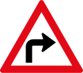 Sharp turn to left