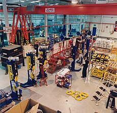 Photograph of the factory at SomersTotalKare's old premises in 2002 during the height of its manufactruing operations