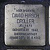 Stolperstein Rueckertstraße 51 Droller David Hirsch