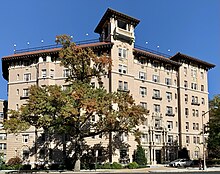 Photograph of an apartment building