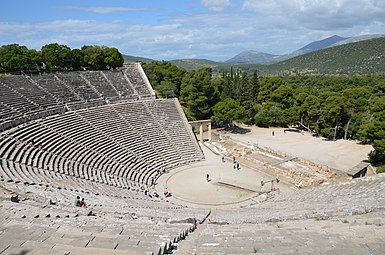 Ancient Theatre of Epidaurus, Epidaurus, Greece, 3rd century BC,[51] unknown architect