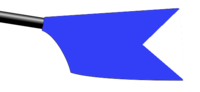 Image showing the rowing club's blade colours