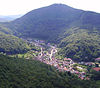 View from Trifels Castle over Bindersbach to the Rehberg