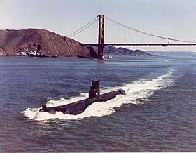 Die Seawolf vor der Golden Gate Bridge