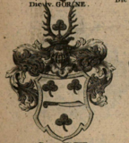 Wappen derer von Görne, nach Siebmacher (1753)