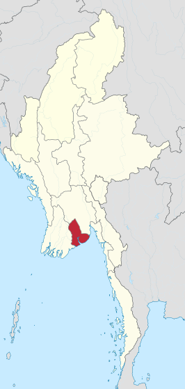 Kaart van Yangon