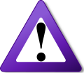 Ambox warning purple.svg