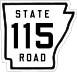 State Road 115 marker