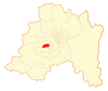 Location of the Peñaflor commune in the Santiago Metropolitan Region