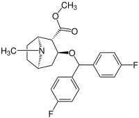 Strukturformel von Difluoropin