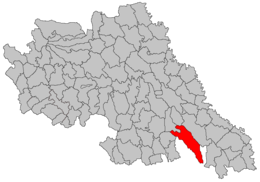 Dobrovăț – Mappa