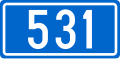 D531 state road shield