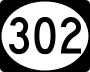 Mississippi Highway 302 marker