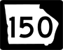 State Route 150 marker