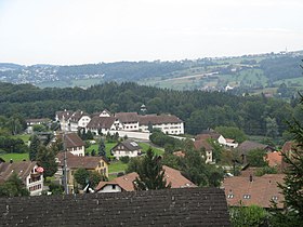 Hermetschwil, von Staffeln aus gesehen