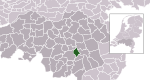 Location of Nuenen, Gerwen en Nederwetten