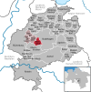 Lage der Gemeinde Nienstädt im Landkreis Schaumburg