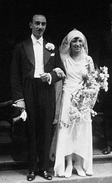 Hochzeit von Pierre Brunet und Andrée Joly 1929