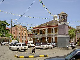 Het centrum van Port Antonio