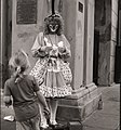 Scary clown at New Orleans, 1999