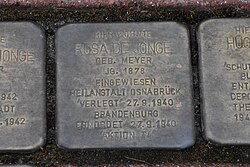 Stolperstein Rosa de Jonge