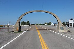 United States Highway 61 Arch near Yarbro