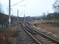 Bahnstrecke beim Haltepunkt Klaffenbach