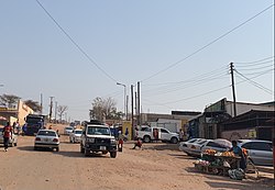 Straßenbild in Chirundu