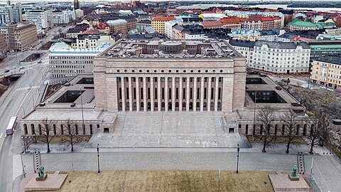 Aerial view of Parliament House