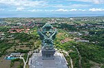 Garuda Wisnu Kencana from above