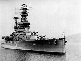 HMS Royal Oak rond 1937