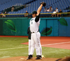 Hideo Nomo as a player for the Tampa Bay Devil Rays in 2005
