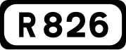 R826 road shield}}