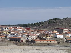 Vista de Lagunaseca desde el sur.