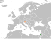 Location map for Palestine and Slovenia.